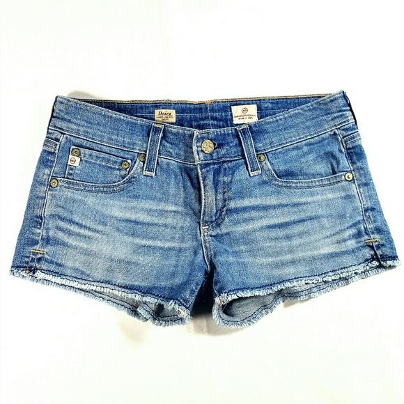 super low rise denim shorts